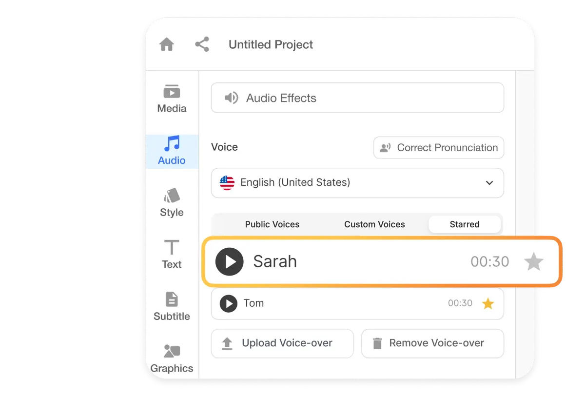 AI voice cloning helps personalize videos by using your real voice across all content, keeping branding consistent and engaging.